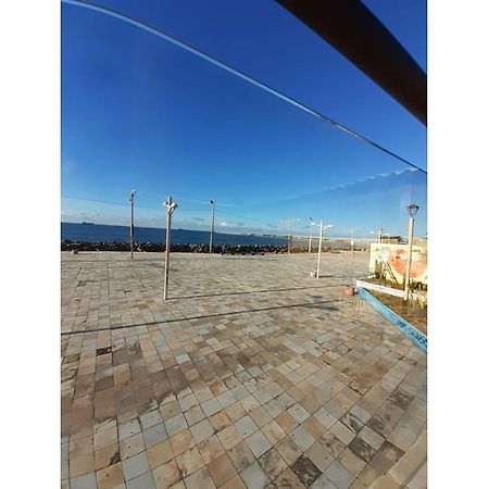 605 Flat Mobiliado Com Vista Lateral Mar Na Praia De Iracema Com Ventilador ฟอร์ตาเลซา ภายนอก รูปภาพ
