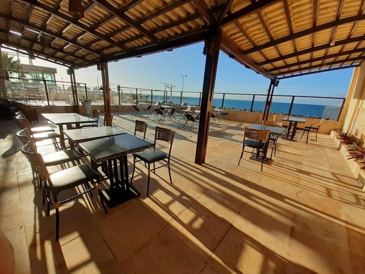 605 Flat Mobiliado Com Vista Lateral Mar Na Praia De Iracema Com Ventilador ฟอร์ตาเลซา ภายนอก รูปภาพ